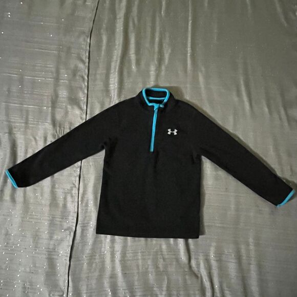 Under Armour Zip Up Sherpa Sweater Size 6 Boy‎ - Picture 2 of 8